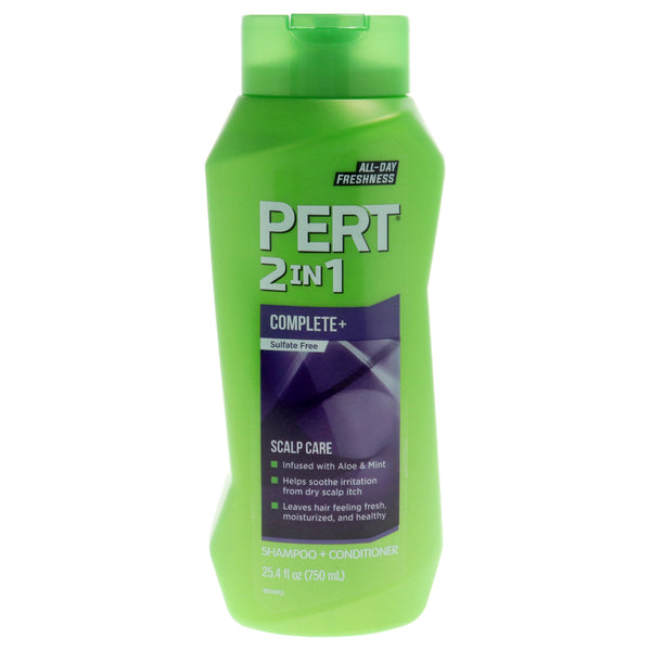 Pert 2 in 1 Complete Plus Scalp Care Shampoo and Conditioner by Pert for Unisex - 25.4 oz Shampoo and Conditioner