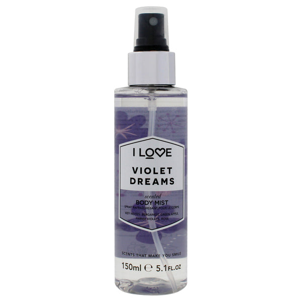 I Love Cosmetics Scented Body Mist - Violet Dreams by I Love Cosmetics for Women - 5.1 oz Body Mist