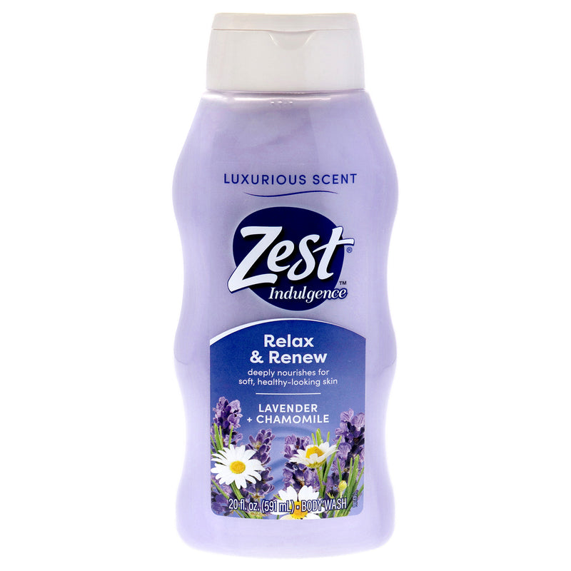 Zest Relax and Renew Body Wash - Lavender and Chamomile by Zest for Women - 20 oz Body Wash