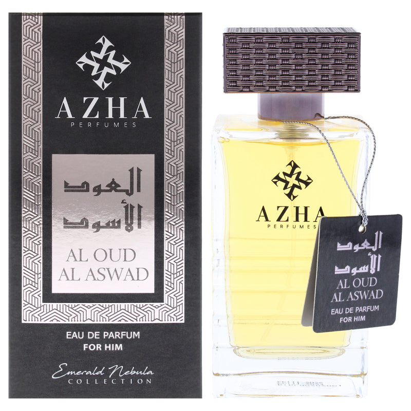 Azha Emerald Nebula Collection - Al Oud Al Aswad by Azha for Men - 3.3 oz EDP Spray