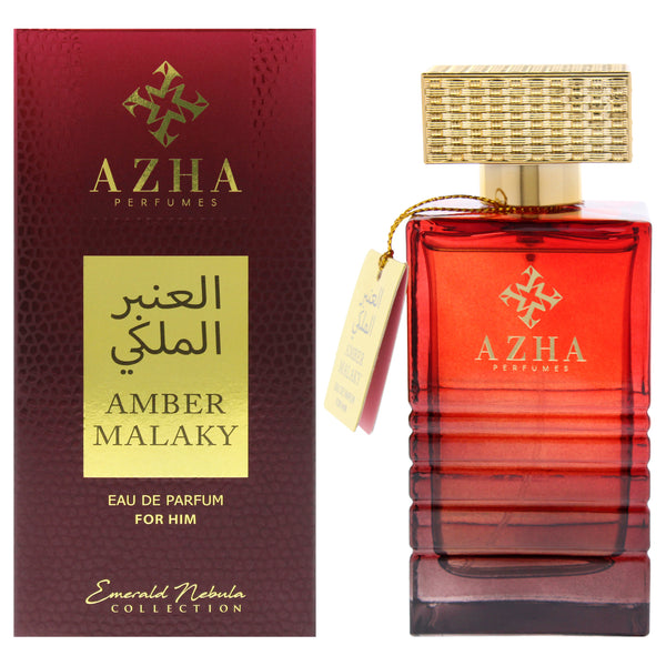 Azha Emerald Nebula Collection - Amber Malaky by Azha for Men - 3.3 oz EDP Spray