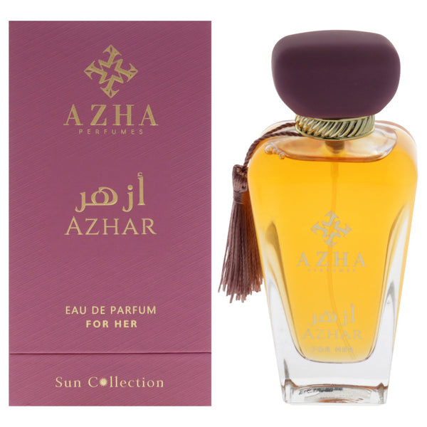 Azha Sun Collection - Azhar by Azha for Women - 3.3 oz EDP Spray