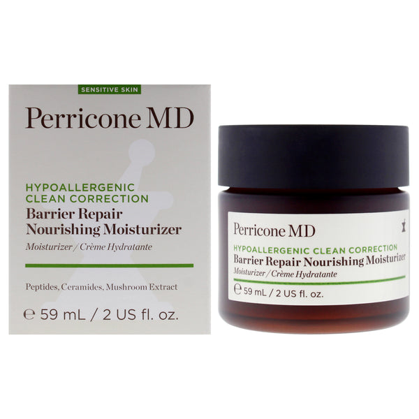 Perricone MD Hypoallergenic Clean Correction Barier Repair Nourishing Moisturizer by Perricone MD for Unisex - 2 oz Moisturizer