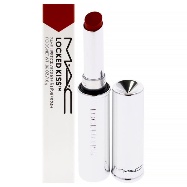 MAC Locked Kiss 24 Hour Lipstick - 99 Extra Chili by MAC for Women - 0.06 oz Lipstick