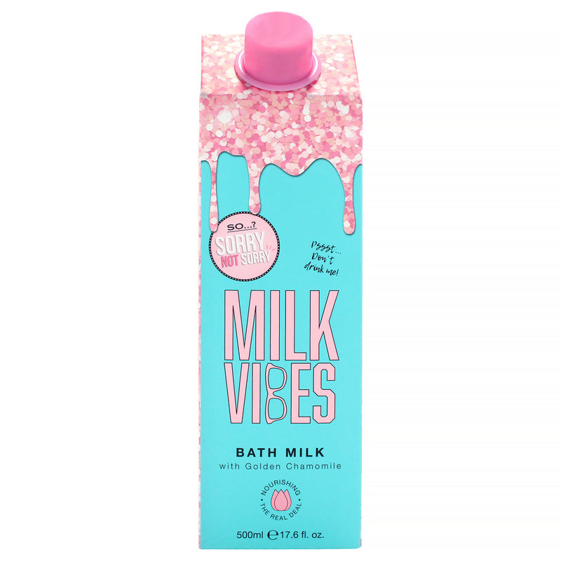 So…? Sorry Not Sorry Milk Vibes Bath Milk by So…? for Women - 17.6 oz Bath Milk