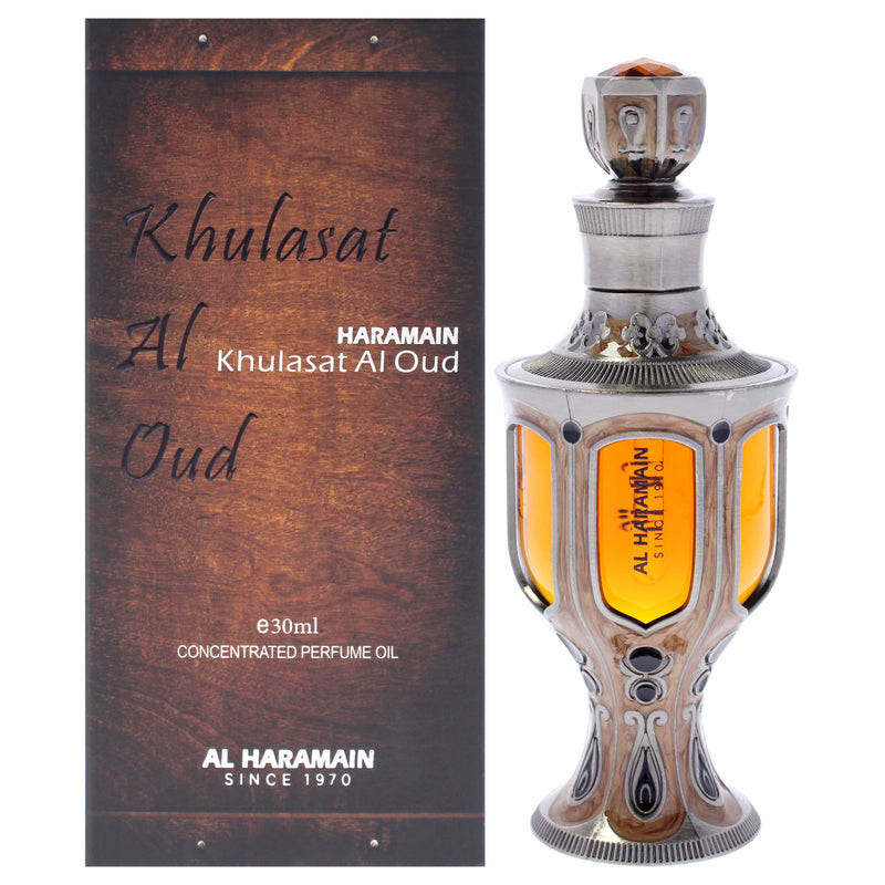 Al Haramain Khulasat Al Oud by Al Haramain for Unisex - 1.01 oz Concetrated Perfume Oil