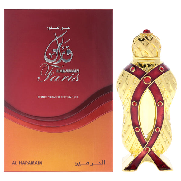 Al Haramain Faris by Al Haramain for Unisex - 0.4 oz Concentrated Perfume Oil (Mini)