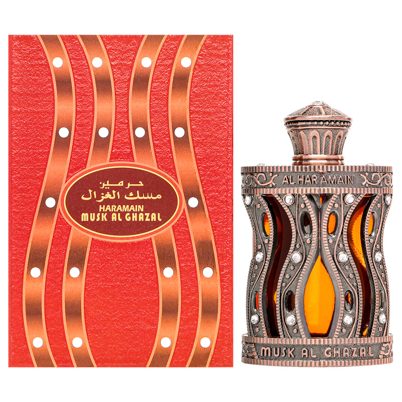 Al Haramain Musk Al Ghazal by Al Haramain for Unisex - 1.01 oz Concentrated Perfume Oil