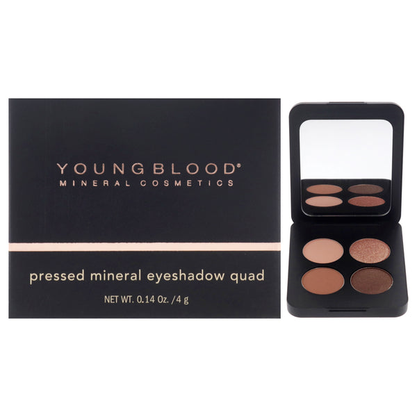 Youngblood Pressed Mineral Eyeshadow Quad - Sweet Talk by Youngblood for Women - 0.14 oz Eye Shadow