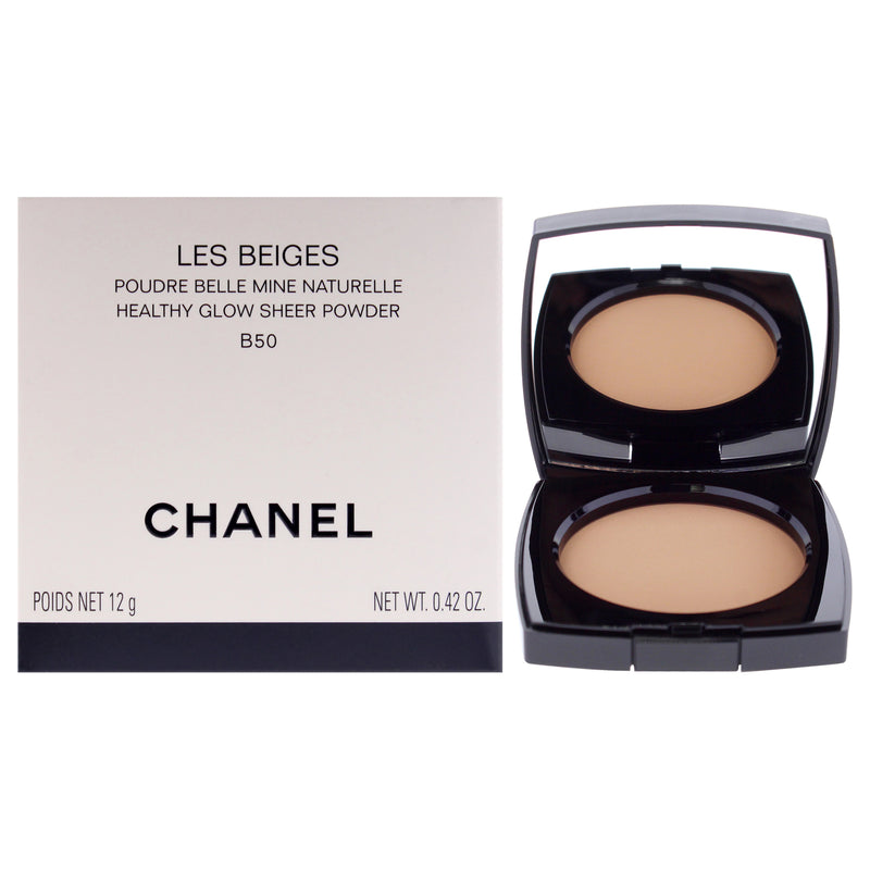 Chanel Les Beiges Healthy Glow Sheer Powder - B50 Dark-Medium With Neutral Undertone by Chanel for Women - 0.42 oz Powder