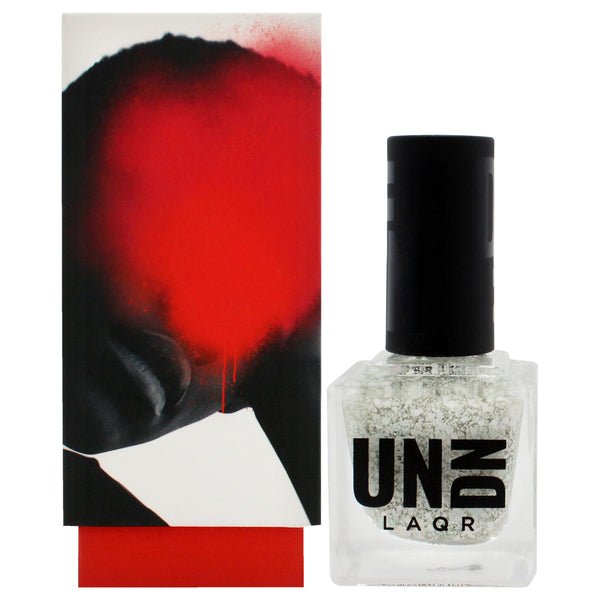 UNDN Vegan Nail Polish - 0203 Pink-Blue Splatter by UNDN for Women - 0.5 oz Nail Polish