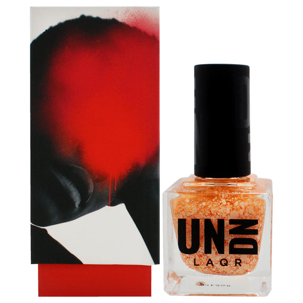 UNDN Vegan Nail Polish - 0208 Orange Splatter by UNDN for Women - 0.5 oz Nail Polish