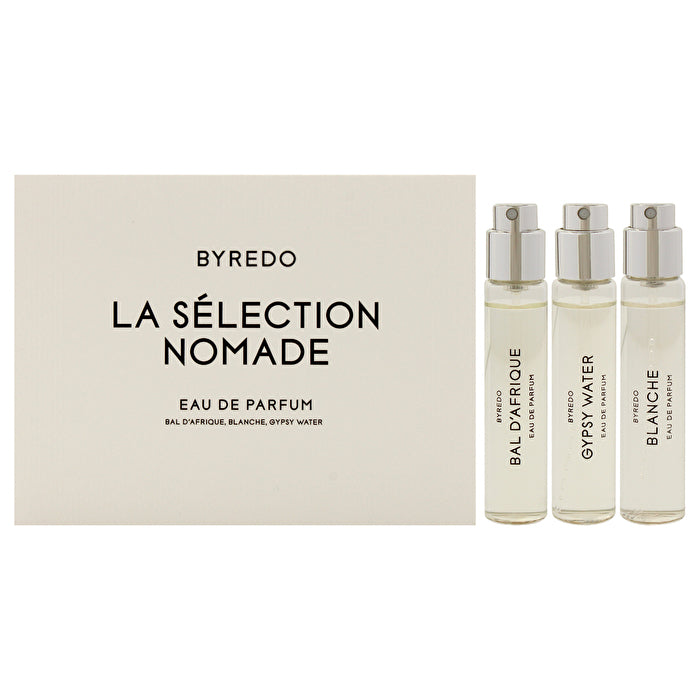 Byredo La Selection Nomade Set For Unisex - 3 Pc Mini Gift Set Bal D Afrique Eau De Parfum Spray Blanche Eau De Parfum Spray Gypsy Eau De Parfum Spray 12ml/0.4oz