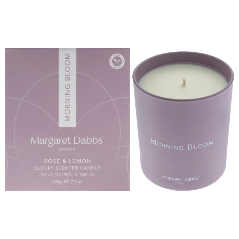 Margaret Dabbs Morning Bloom Candle - Rose and Lemon by Margaret Dabbs for Unisex - 7.7 oz Candle