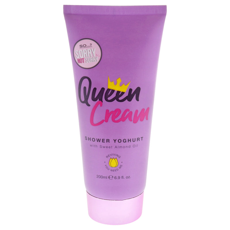 So…? Sorry Not Sorry Queen Cream Shower Yoghurt by So…? for Women - 6.9 oz Shower Cream