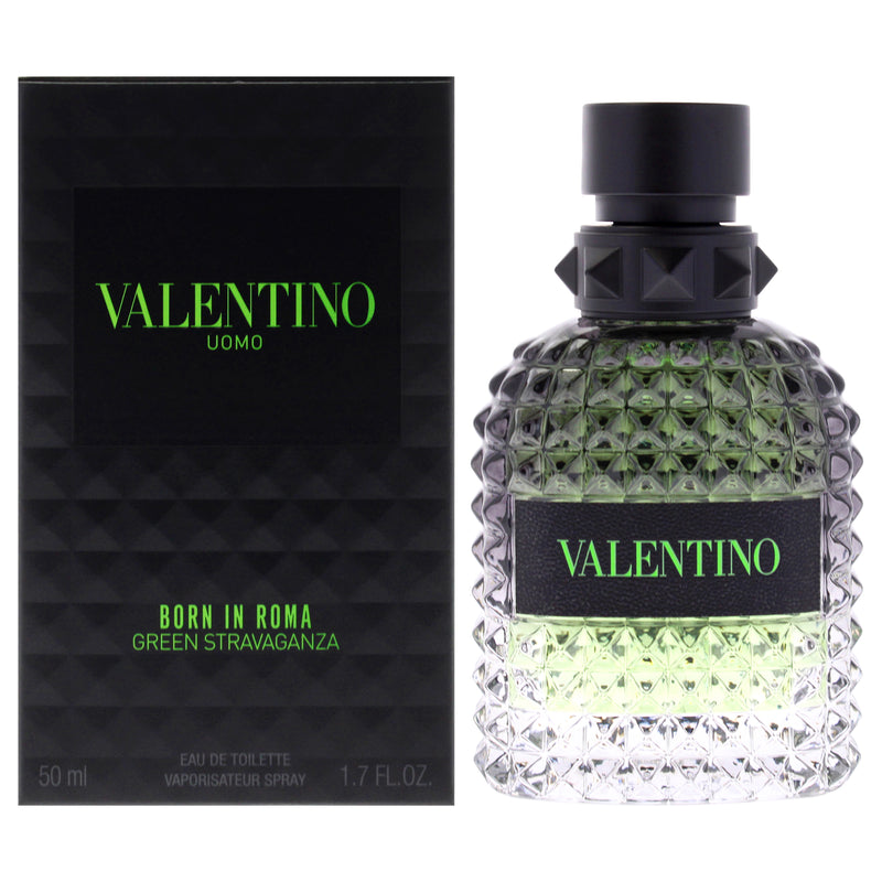Valentino Valentino Uomo Born In Roma Green Stravaganza by Valentino for Men - 1.7 oz EDT Spray