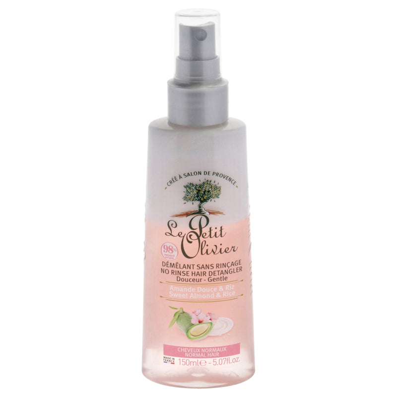 Le Petit Olivier Gentle No Rinse Detangler - Sweet Almond and Rice by Le Petit Olivier for Women - 5.07 oz Detangler