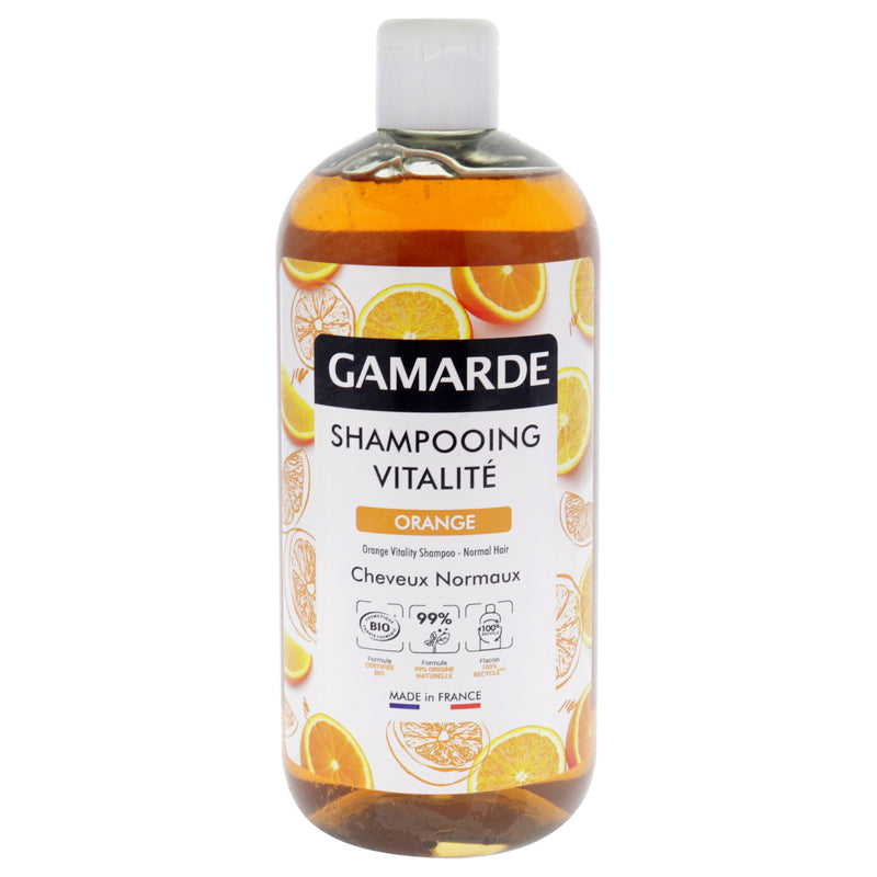 Gamarde Orange Vitality Shampoo - Normal Hair by Gamarde for Unisex - 16.9 oz Shampoo