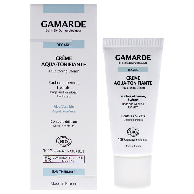 Gamarde Aqua-Toning Cream Bag and Wrinkles Hydrates by Gamarde for Women - 0.67 oz Cream