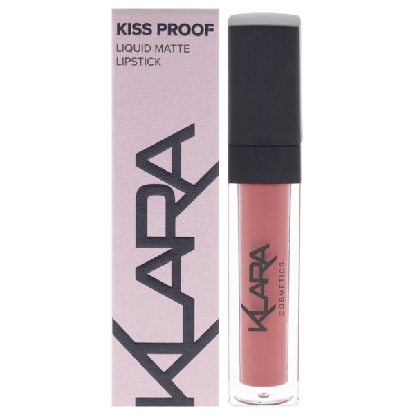 Klara Kiss Proof Liquid Matte Lipstick - 7 Sienna Nude by Klara for Women - 0.27 oz Lipstick