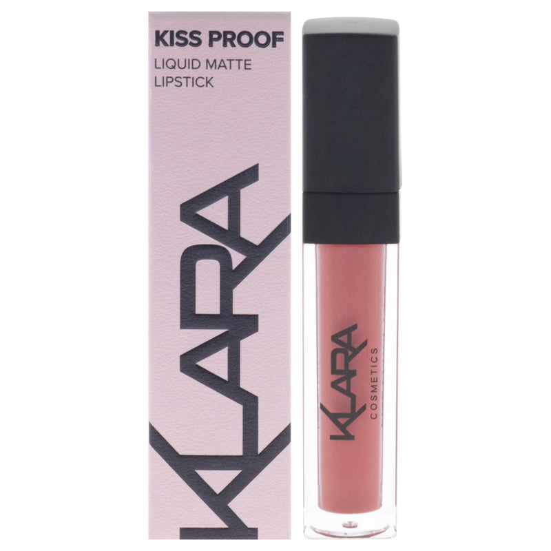 Klara Kiss Proof Liquid Matte Lipstick - 7 Sienna Nude by Klara for Women - 0.27 oz Lipstick