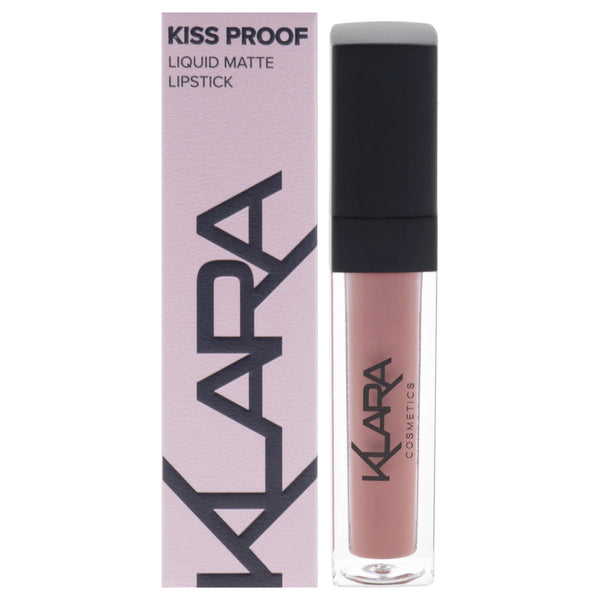 Klara Kiss Proof Liquid Matte Lipstick - 15 Totally Nude by Klara for Women - 0.27 oz Lipstick