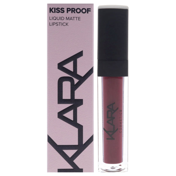 Klara Kiss Proof Liquid Matte Lipstick - 16 Sexy Marsala by Klara for Women - 0.27 oz Lipstick