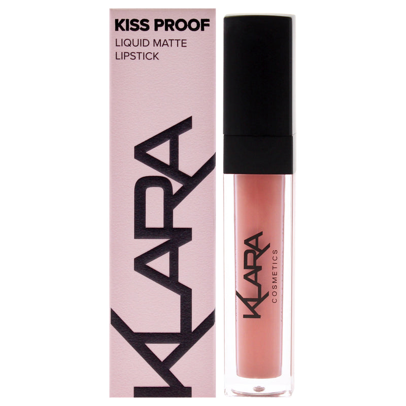 Klara Kiss Proof Liquid Matte Lipstick- 22 Au Naturel by Klara for Women - 0.27 oz Lipstick