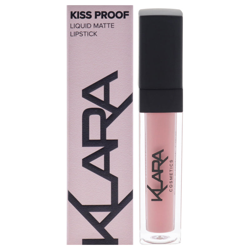 Klara Kiss Proof Liquid Matte Lipstick - 24 Sexy Kitten by Klara for Women - 0.27 oz Lipstick