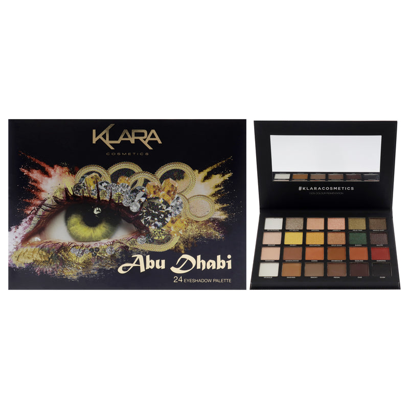 Klara 24 Eyeshadow Palette - Abu Dhabi by Klara for Women - 1.68 oz Eye Shadow