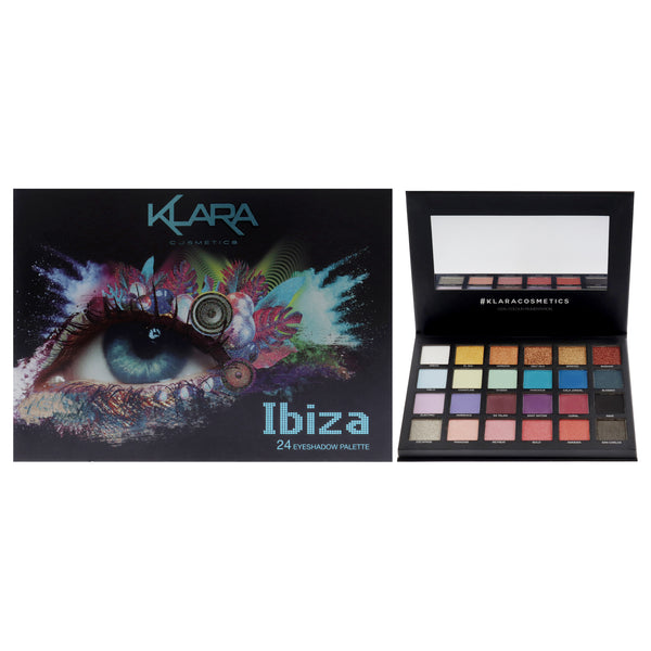 Klara 24 Eyeshadow Palette - Ibiza by Klara for Women - 1.68 oz Eye Shadow