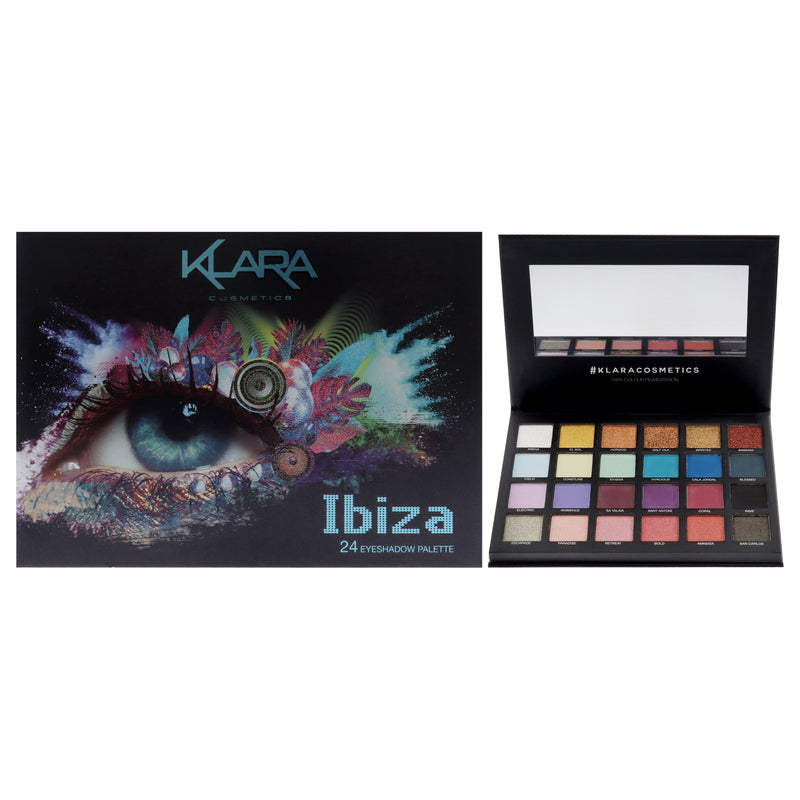 Klara 24 Eyeshadow Palette - Ibiza by Klara for Women - 1.68 oz Eye Shadow