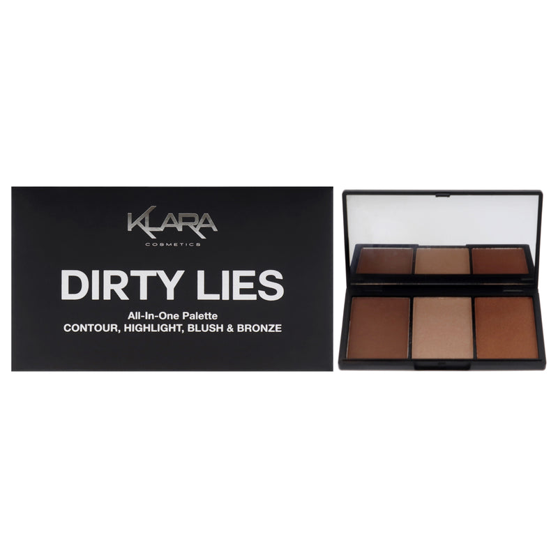 Klara All-In-One Palette - Dirty Lies by Klara for Women - 0.35 oz Makeup