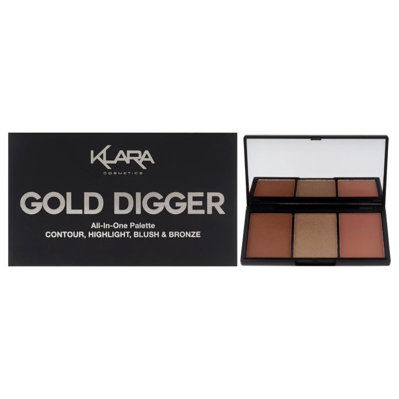 Klara All-In-One Palette - Gold Digger by Klara for Women - 0.35 oz Makeup
