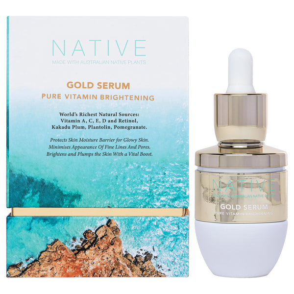 Klara Native Gold Pure Vitamin Brightening Serum by Klara for Women - 1.01 oz Serum