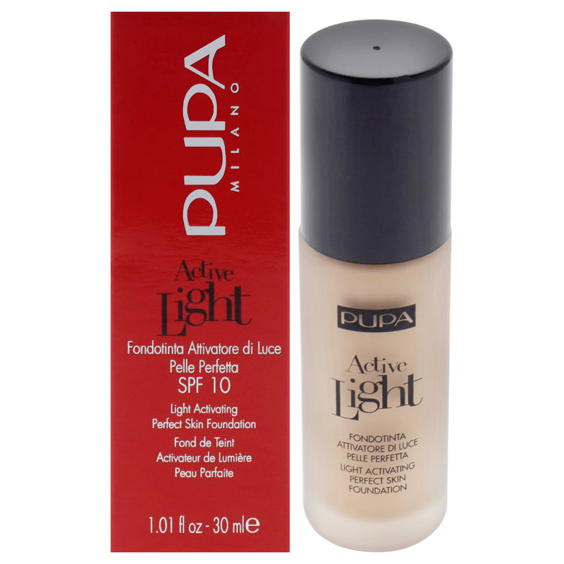 Pupa Milano Active Light Perfect Skin Foundation SPF 10 - 003 Dark Ivory by Pupa Milano for Women - 1.01 oz Foundation
