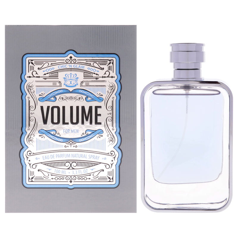 Volume by Chic N Glam for Men - 3.3 oz EDP Spray