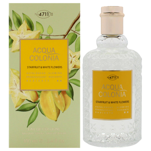 Muelhens 4711 Acqua Colonia - Starfruit and White Flowers by Muelhens for Unisex - 3.4 oz EDC Spray