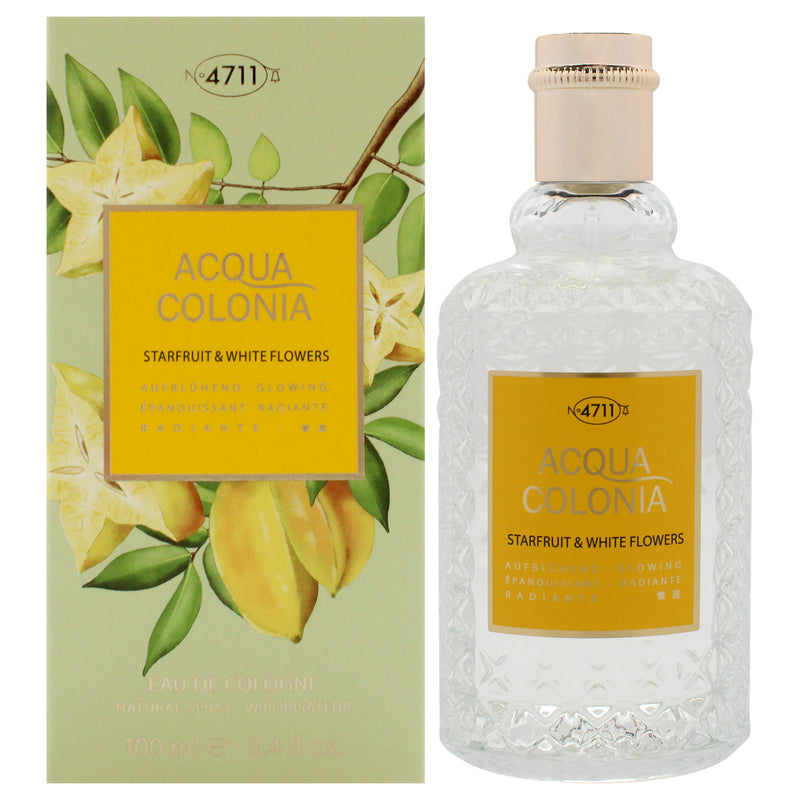Muelhens 4711 Acqua Colonia - Starfruit and White Flowers by Muelhens for Unisex - 3.4 oz EDC Spray