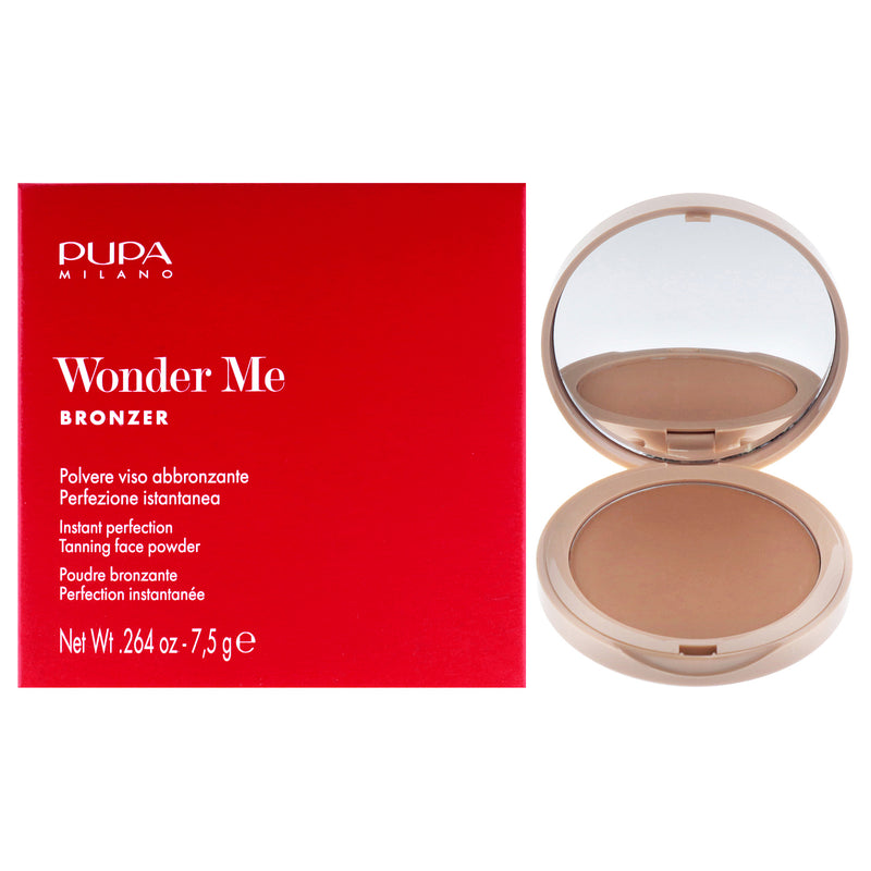 Pupa Milano Wonder Me Bronzer - 002 Medium Warm by Pupa Milano for Women - 0.264 oz Bronzer