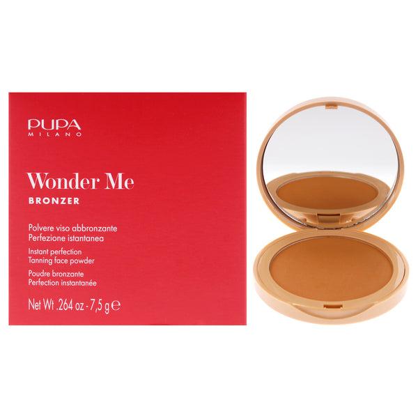 Pupa Milano Wonder Me Bronzer - 004 Dark Warm by Pupa Milano for Women - 0.264 oz Bronzer