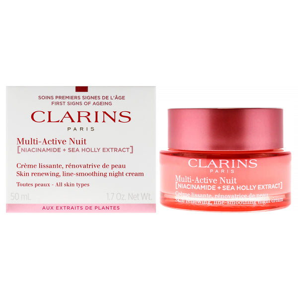 Clarins Multi-Active Night Cream - All Skin Types by Clarins for Women - 1.7 oz Cream
