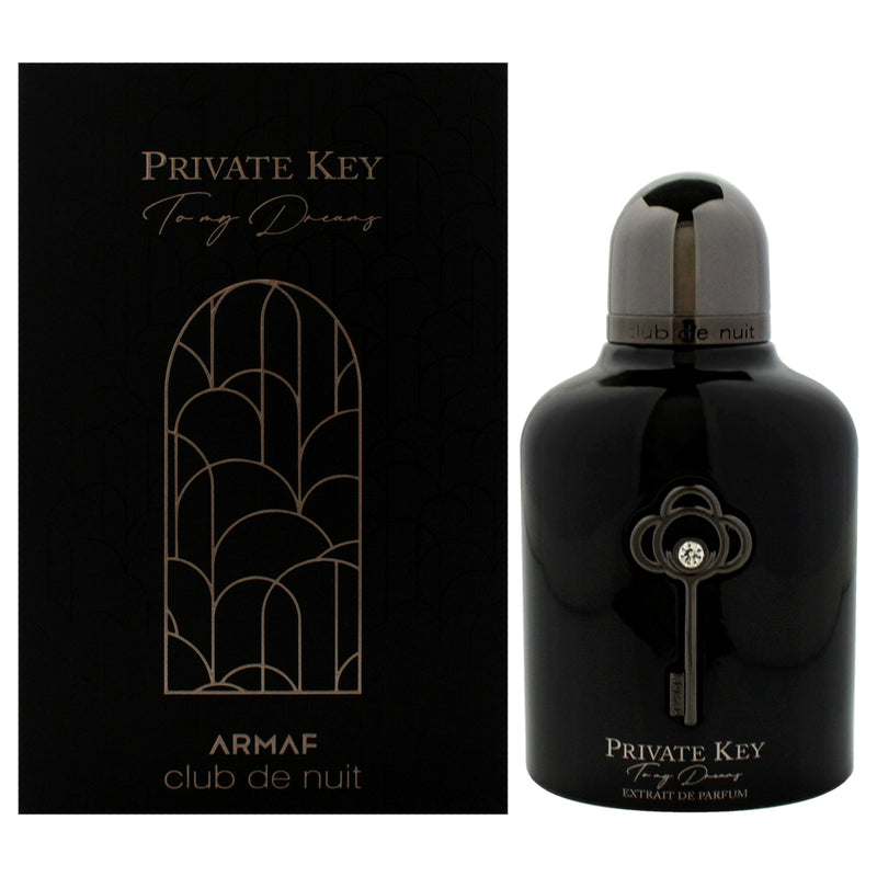 Armaf Club De Nuit Private Key To My Dreams by Armaf for Men - 3.4 oz Extrait De Parfum Spray