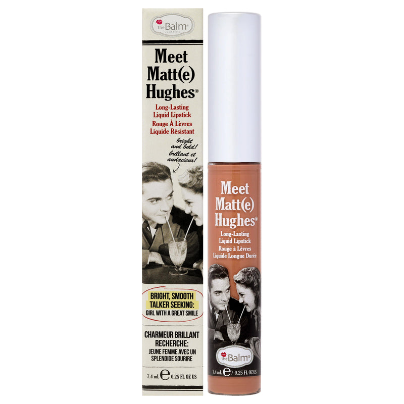 TheBalm Meet Matte Hughes Long Lasting Liquid Lipstick - Humble by the Balm for Women - 0.25 oz Lipstick