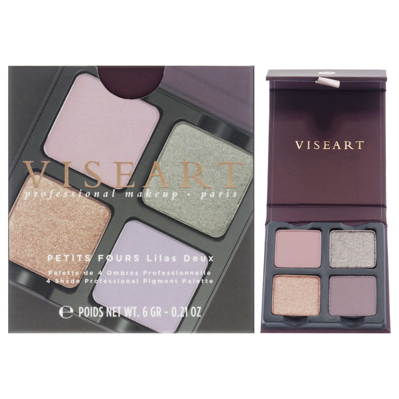 Viseart Paris Petits Fours Eyeshadow Palette - Lilas Deux by Viseart Paris for Women - 0.21 oz Eye Shadow