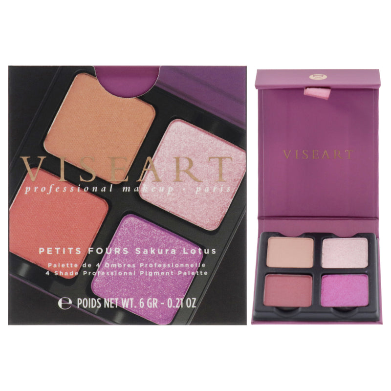 Viseart Paris Petits Fours Eyeshadow Palette - Sakura Lotus by Viseart Paris for Women - 0.21 oz Eye Shadow