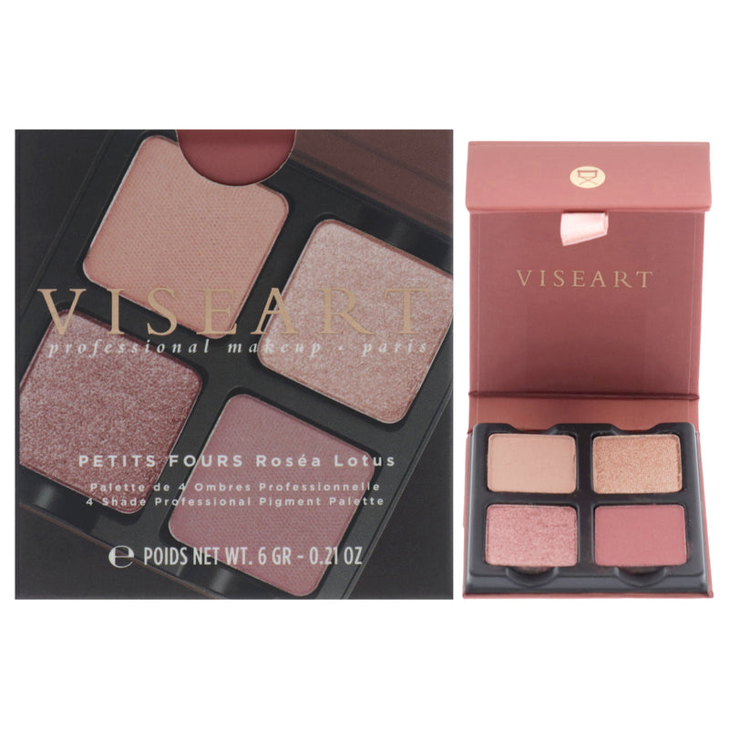 Viseart Paris Petits Fours Eyeshadow Palette - Rosea Lotus by Viseart Paris for Women - 0.21 oz Eye Shadow