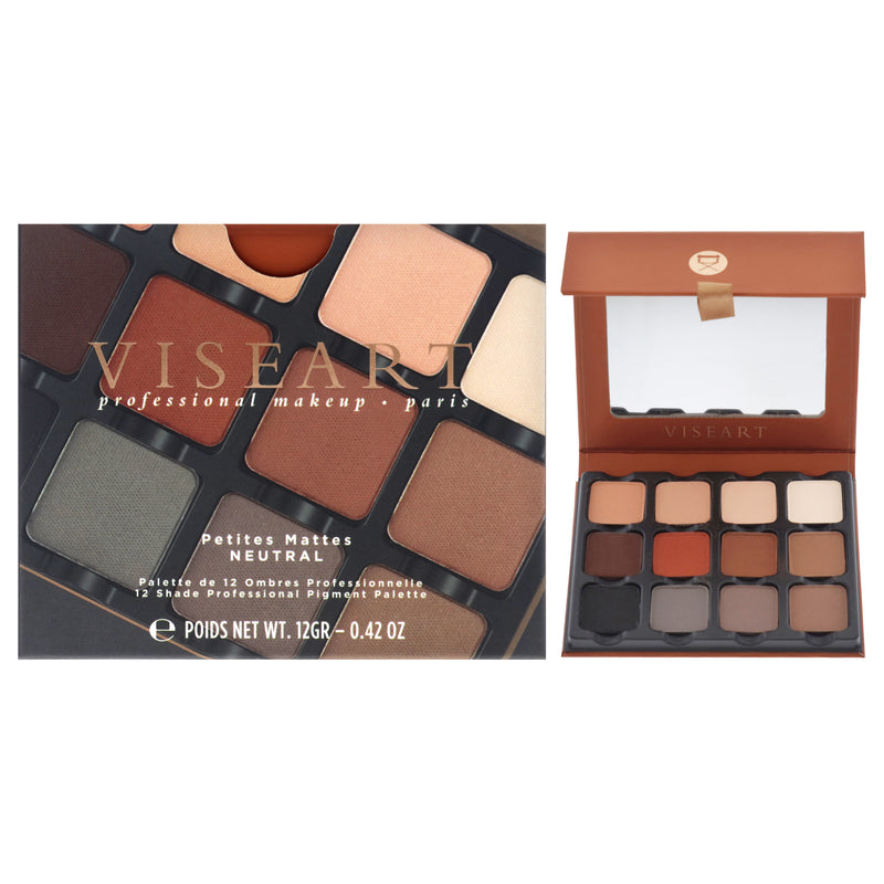 Viseart Paris Petites Mattes Eyeshadow Palette - Neutral by Viseart Paris for Women - 0.42 oz Eye Shadow