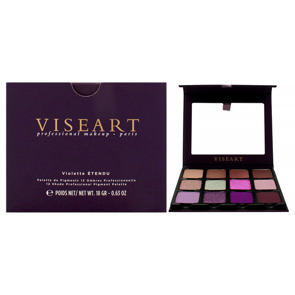 Viseart Paris Eyeshadow Palette - Violette Etendu by Viseart Paris for Women - 0.63 oz Eye Shadow