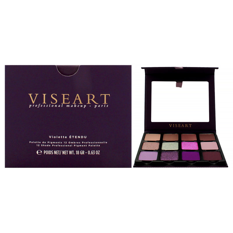 Viseart Paris Eyeshadow Palette - Violette Etendu by Viseart Paris for Women - 0.63 oz Eye Shadow